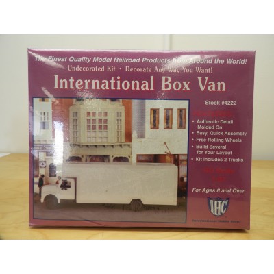 IHC, International Box Van, HO Scale 1:87, PLASTIC KIT, #4222